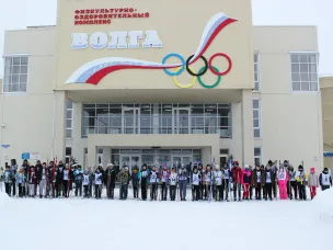 Соревнования по лыжным гонкам среди школьников городского округа Воротынский