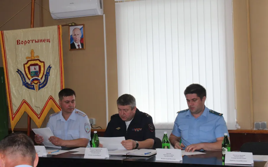 В МО МВД РФ «Воротынский» подвели итоги работы за первое полугодие