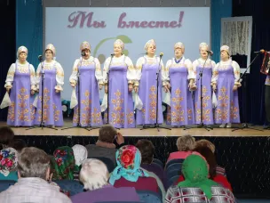 Ансамбль «Волжаночка» в гостях в с. Спасское.