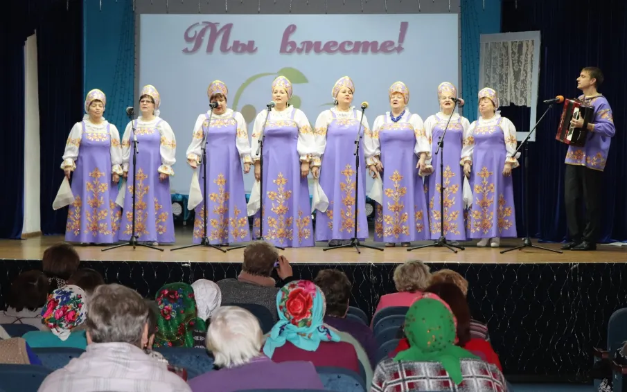 Ансамбль «Волжаночка» в гостях в с. Спасское.