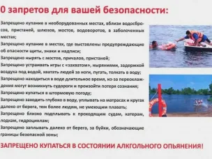 ПАМЯТКИ ПО ПРАВИЛАМ БЕЗОПАСНОСТИ ПОВЕДЕНИЯ НА ВОДОЁМАХ